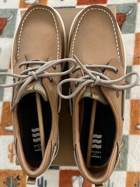 Sperry Fairwater Plushwave Tan 6.5Y